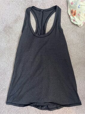 lululemon athletica charcoal grey Racerback Tank